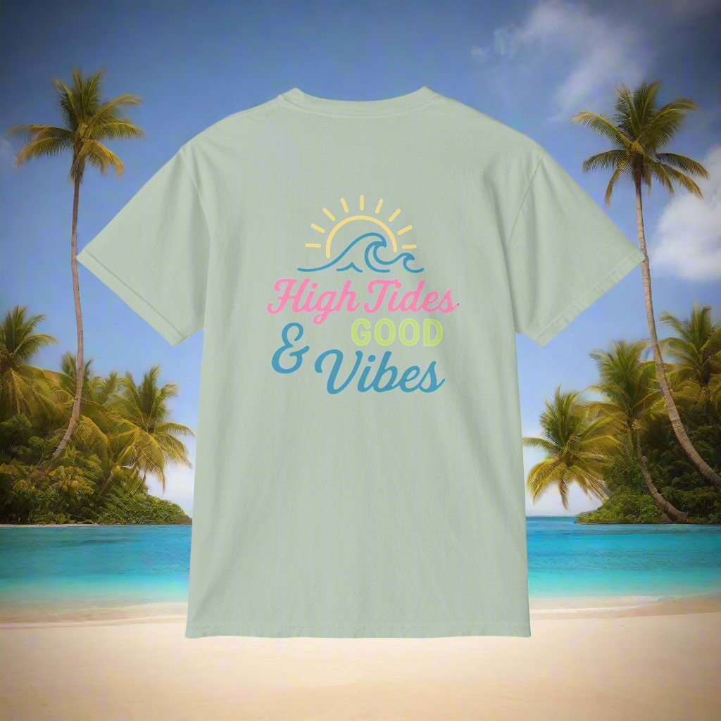 High Tides & Good Vibes Pocket T-Shirt