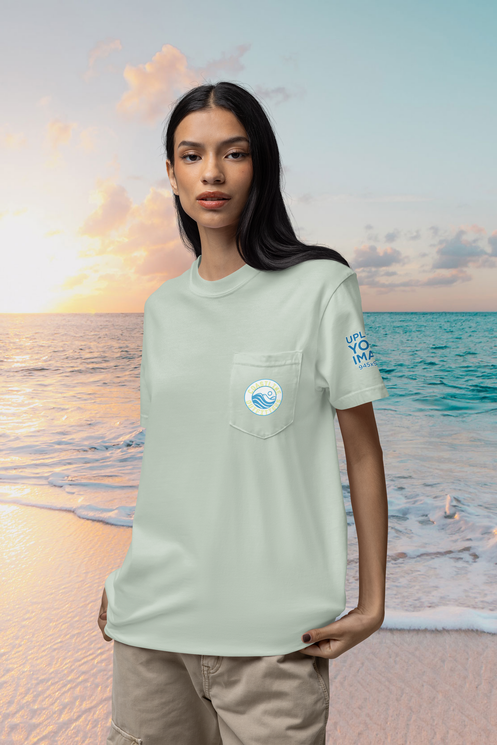 High Tides & Good Vibes Pocket T-Shirt