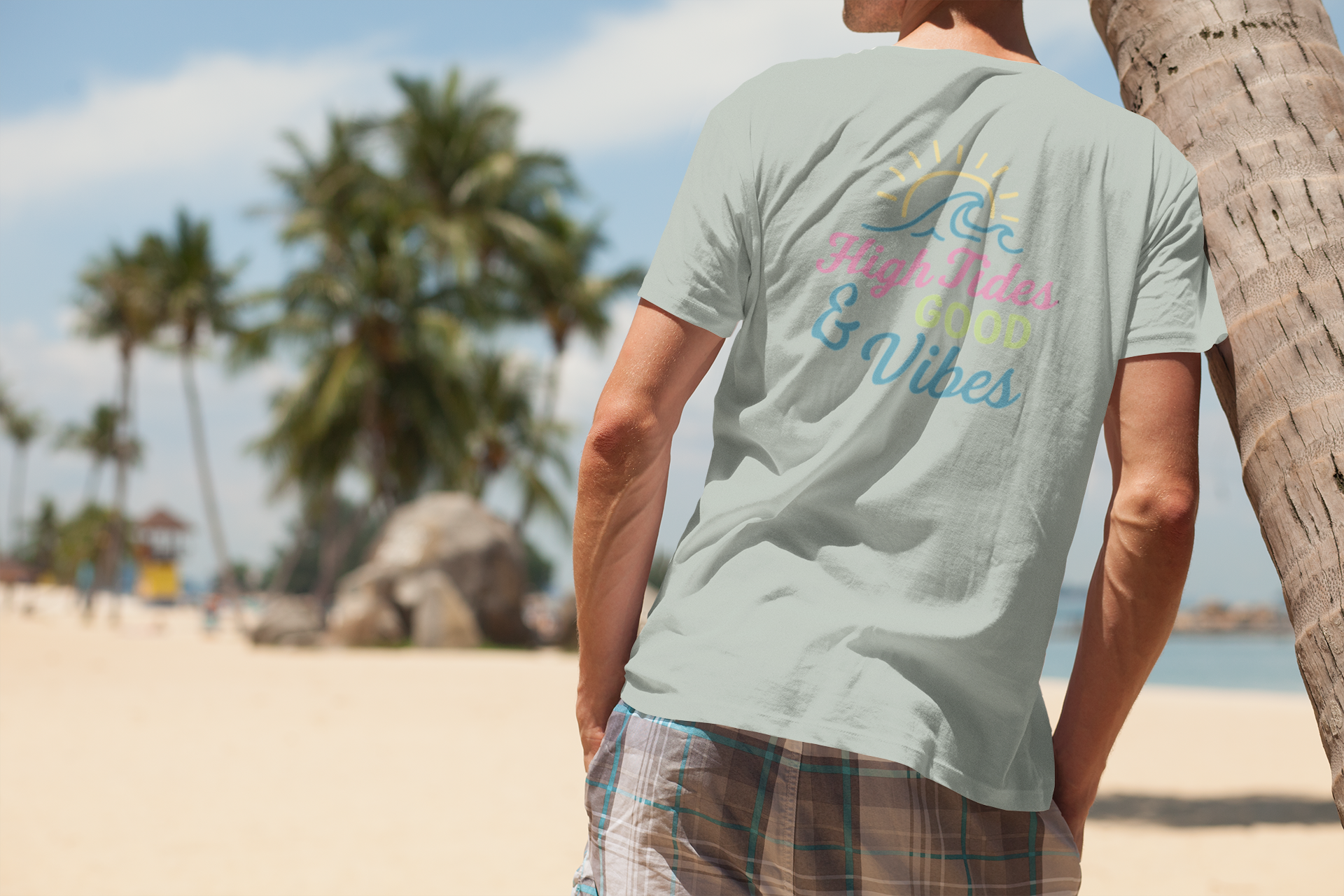 High Tides & Good Vibes Pocket T-Shirt